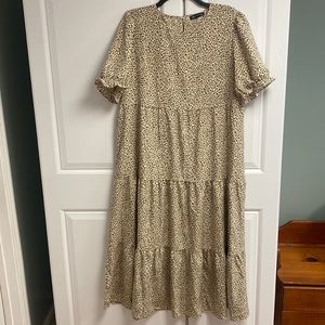 Tiered Leopard Dress